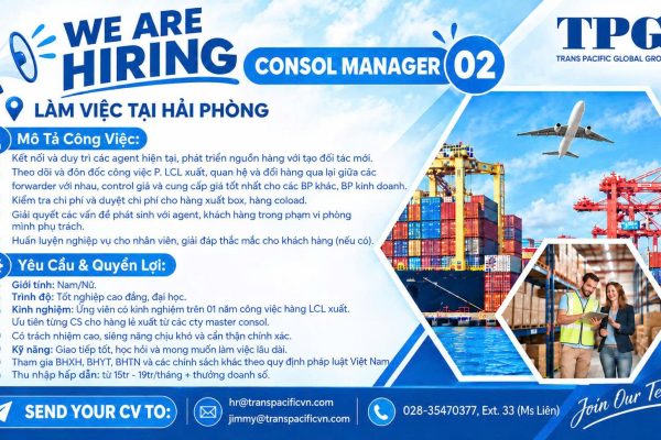 TUYỂN DỤNG : NHÂN VIÊN KINH DOANH – TPG HẢI PHÒNG